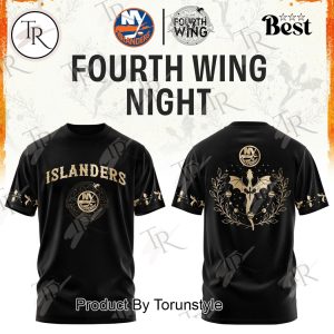 New York Islanders Fourth Wings Night 2026 Black Edition Hoodie