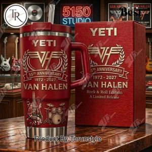 Van Halen 55th Anniversary 1972-2027 40oz Tumbler
