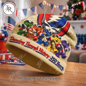 Grateful Dead Dancing Through History 250 Years 2026 Beanie Hat