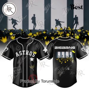 Houston Astros x Bigbang Tour 2026 Black Jersey