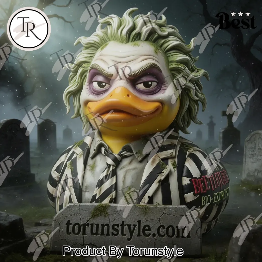 Beetlejuice Bio-Exorcist Horror Movie Collectible Rubber Duck Beetlejuice Bio-Exorcist Horror Movie Collectible Rubber Duck