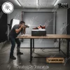 Custom Blessd 333 Blue Black Nike Air Force One Sneakers
