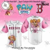 Texas Rangers Paw Patrol Skye Pinstripe Custom Baseball Jersey Texas Rangers Paw Patrol Skye Pinstripe Custom Baseball Jersey