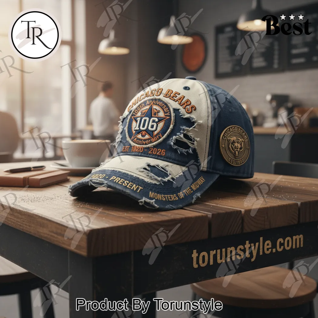 Chicago Bears 106th Anniversary Monsters of the Midway Distressed Limited Edition Cap Chicago Bears 106th Anniversary Monsters of the Midway Distressed Limited Edition Cap