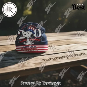 Snoopy 4th of July American Flag Beanie Hat Snoopy 4th of July American Flag Beanie Hat