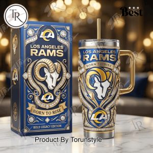 Los Angeles Rams Born To Rise New Edition 2026 40oz Tumbler