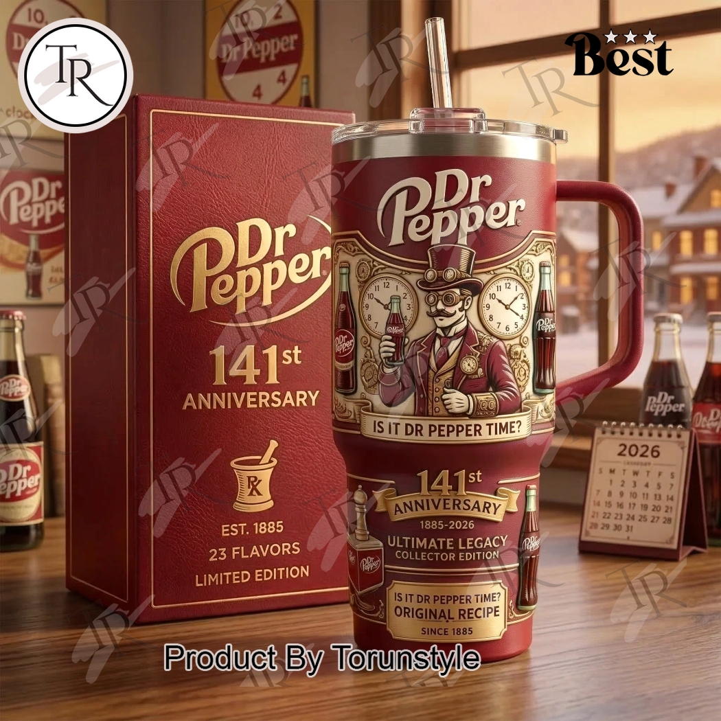 Dr Pepper 141st Anniversary 1885-2026 40oz Tumbler Dr Pepper 141st Anniversary 1885-2026 40oz Tumbler