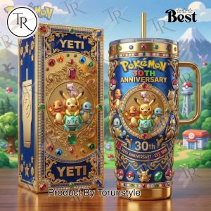 Pokémon 30th EST.1996 Special Edition 40oz Tumbler