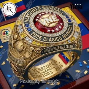 Venezuela Baseball Clasico Mundial Campeones 2026 Ring