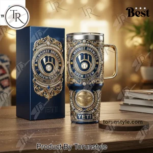 Milwaukee Brewers Brew Crew 2026 Limited Edition Luxury Yeti Tumbler