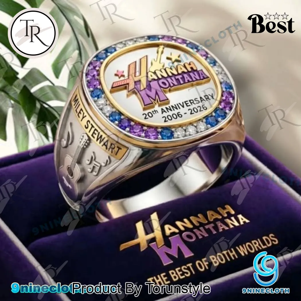 Hannah Montana 20th Anniversary 2006-2026 Miley Stewart Ring Hannah Montana 20th Anniversary 2006-2026 Miley Stewart Ring