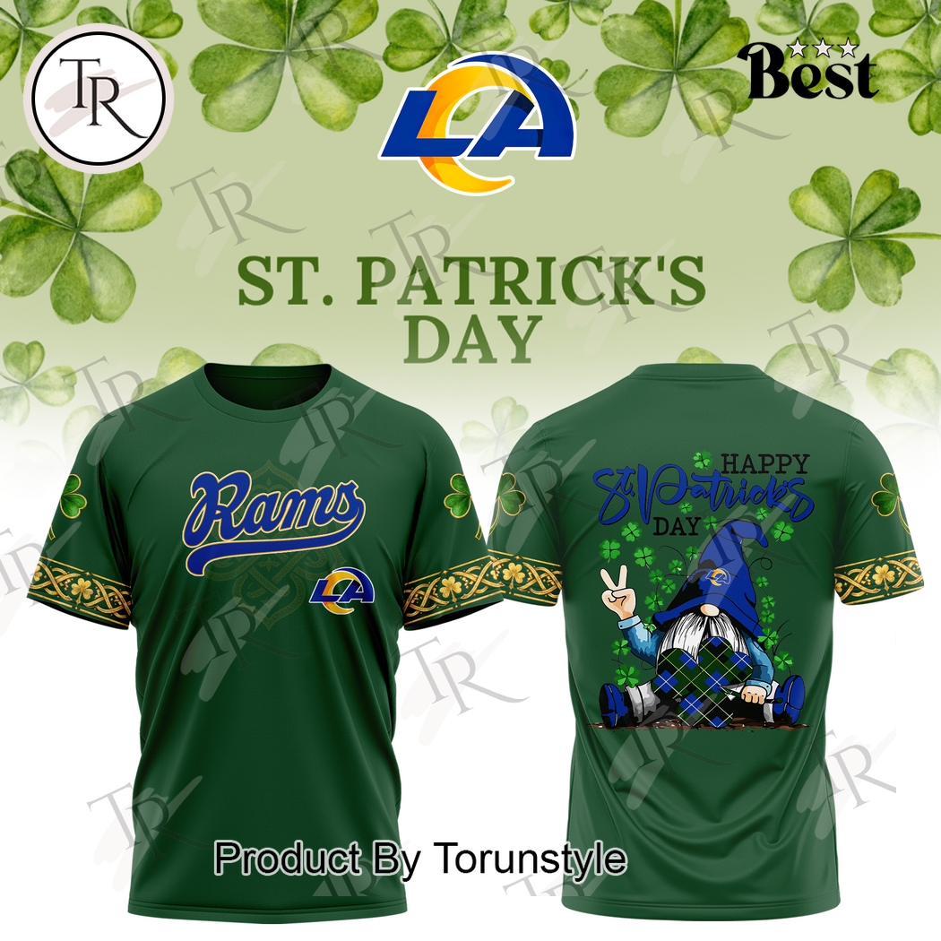 Happy St.Patrick's Day Los Angeles Rams 2026 Hoodie Happy St.Patrick's Day Los Angeles Rams 2026 Hoodie