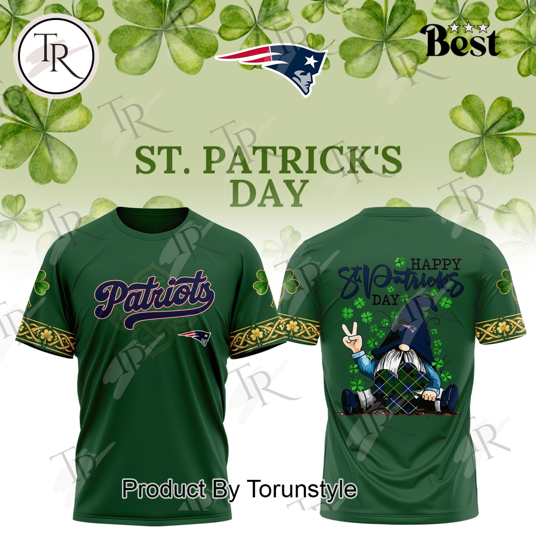 Happy St.Patrick's Day New England Patriots 2026 Hoodie Happy St.Patrick's Day New England Patriots 2026 Hoodie