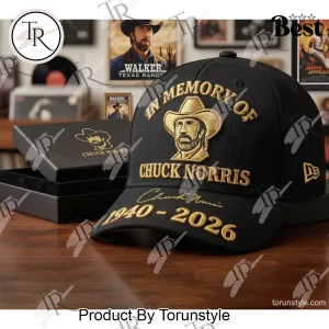 Premium Chuck Norris Signature 1940-2026 Collector’s Cap