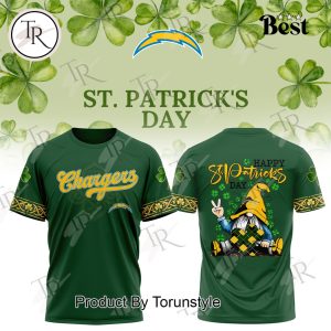 Happy St.Patrick’s Day Los Angeles Chargers 2026 Hoodie