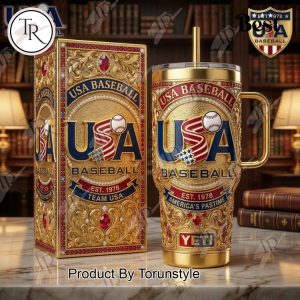 USA Baseball EST.1978 40oz Tumbler