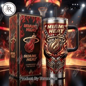 Miami Heat Culture 2026 40oz Tumbler