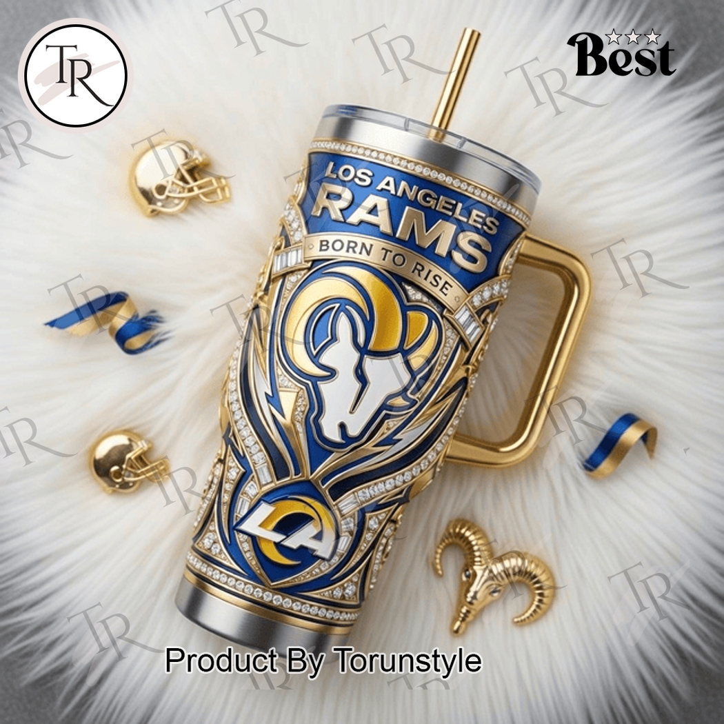 Los Angeles Rams Born To Rise New Edition 2026 40oz Tumbler Los Angeles Rams Born To Rise New Edition 2026 40oz Tumbler