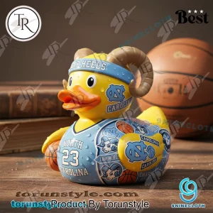 North Carolina Tar Heels Basketball Collectible Resin Duck