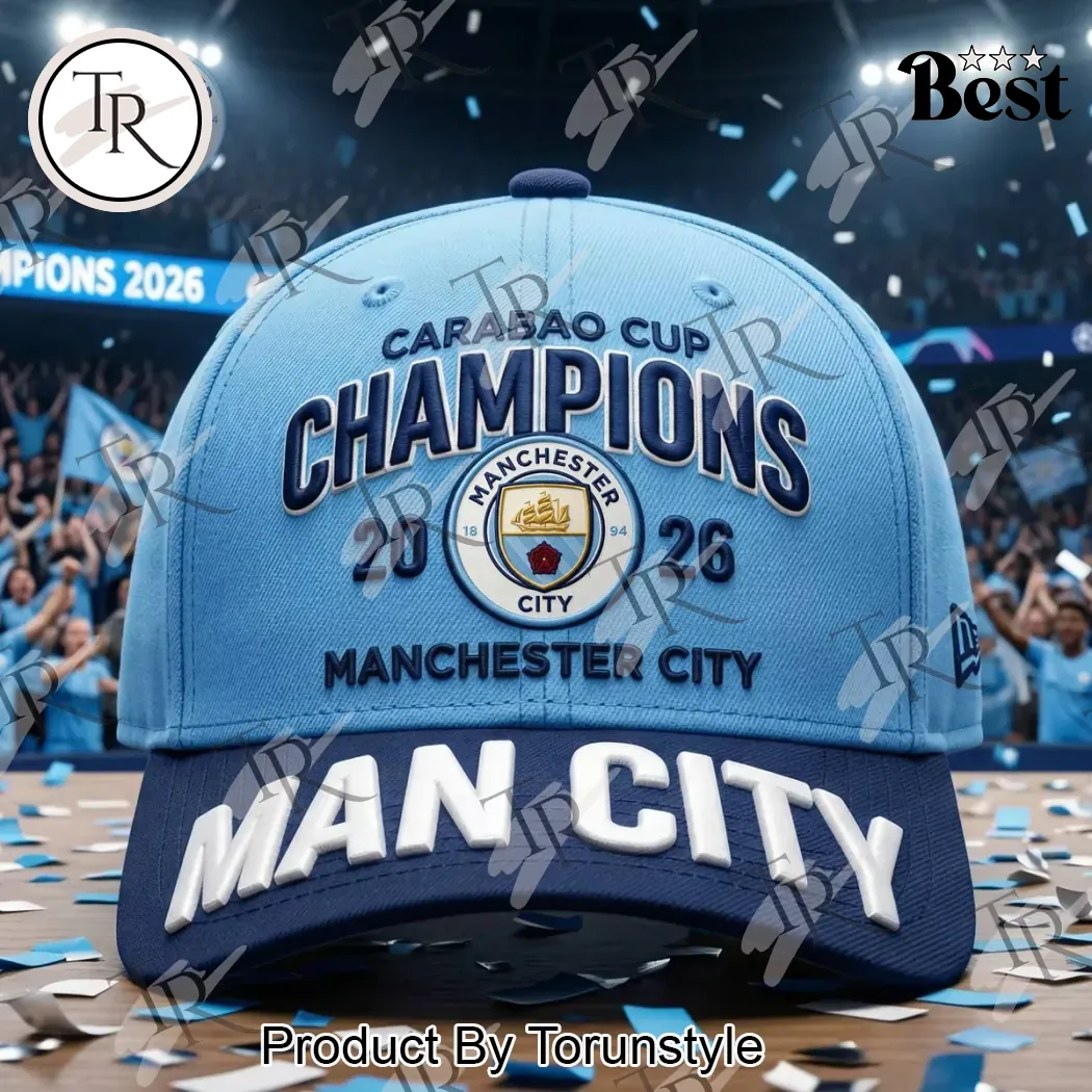 Manchester City Carabao Cup 2026 Champions Premium Cap Manchester City Carabao Cup 2026 Champions Premium Cap