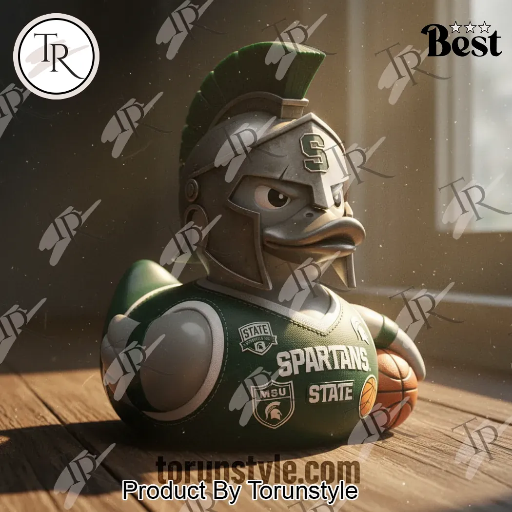 Michigan State Spartans Basketball Collector Rubber Duck Michigan State Spartans Basketball Collector Rubber Duck