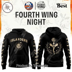 New York Islanders Fourth Wings Night 2026 Black Edition Hoodie