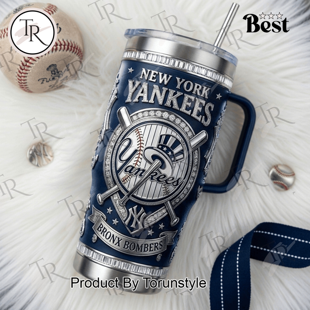 New York Yankees Bronx Bombers 2026 40oz Tumbler New York Yankees Bronx Bombers 2026 40oz Tumbler