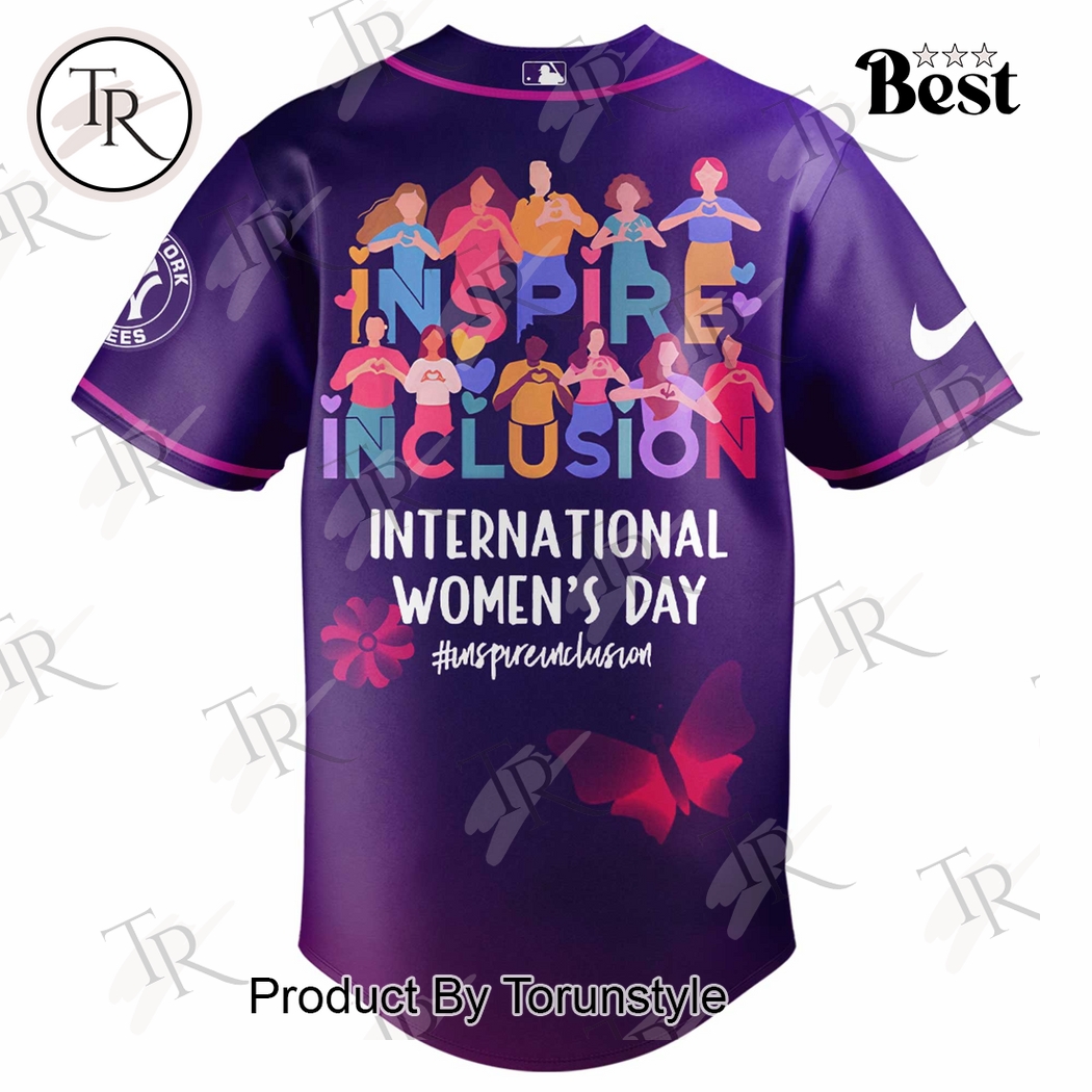 New York Yankees x International Women's Day 2026 Baseball Jersey New York Yankees x International Women's Day 2026 Baseball Jersey