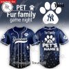 Seattle Mariners x Pet Fur Family Game Night 2026 Custom Name Baseball Jersey Seattle Mariners x Pet Fur Family Game Night 2026 Custom Name Baseball Jersey