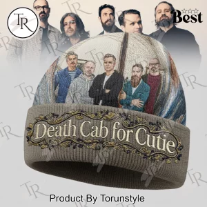 Death Cab for Cutie Embroidered Band Portraits Beanie Hat