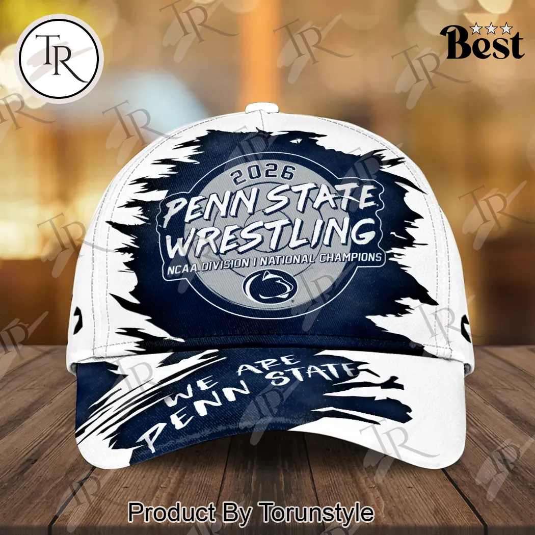Penn State Wrestling 2026 NCAA Division I National Champions Baseball Cap Penn State Wrestling 2026 NCAA Division I National Champions Baseball Cap