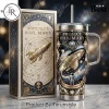 Celine Dion Iconic Singer Black & Gold Design Handled Tumbler