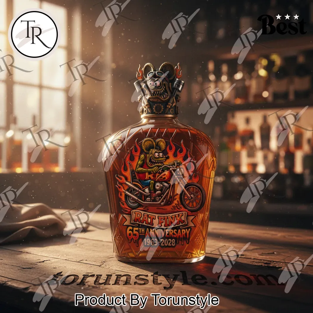 Rat Fink 65th Anniversary 1963-2028 Collectible Whiskey Bottle Rat Fink 65th Anniversary 1963-2028 Collectible Whiskey Bottle