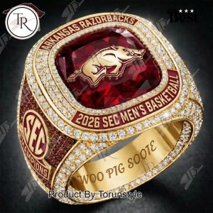Arkansas Razorbacks Woo Pig Sooie 2026 Ring