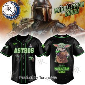 Houston Astros x Star Wars The Mandalorian & Grogu 2026 Black Jersey