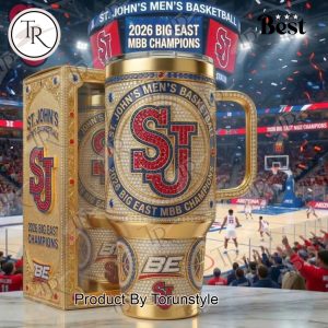 St John’s Red Storm Big East MBB Champions 2026 40oz Tumbler