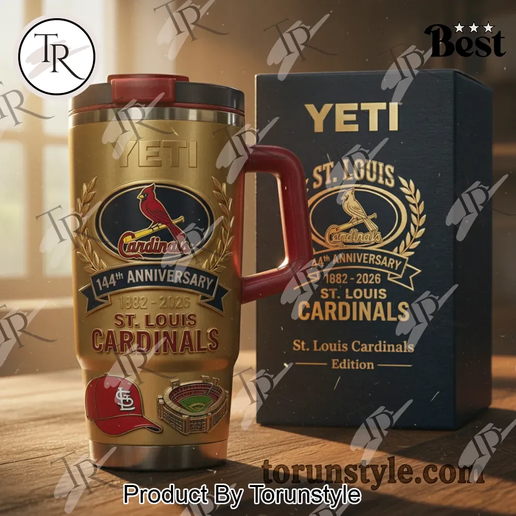 St. Louis Cardinals 1882-2026 Commemorative YETI Handled Tumbler
