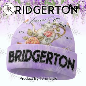 Bridgerton Social Club EST 1813 Beanie Hat – Purple