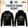 New York Rangers Fourth Wings Night 2026 Black Edition Hoodie