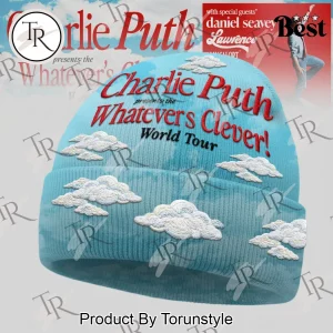 Charlie Puth Whatever’s Clever World Tour Embroidered Cloud Beanie Hat