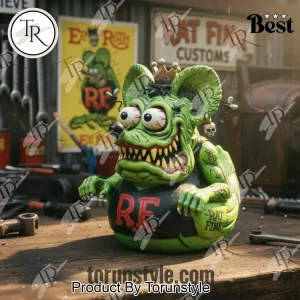 Premium Rat Fink 63rd Anniversary Hot Rod Art Duck