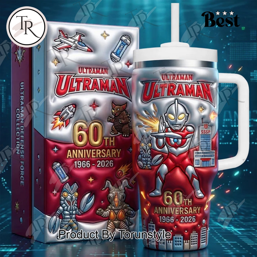 Ultraman 60th Anniversary 1966-2026 40oz Tumbler Ultraman 60th Anniversary 1966-2026 40oz Tumbler