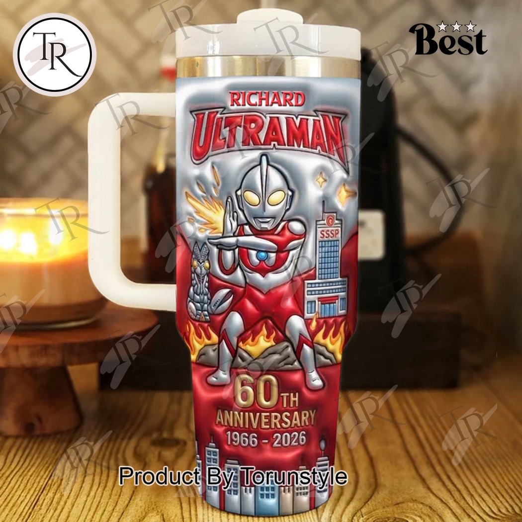 Ultraman 60th Anniversary 1966-2026 40oz Tumbler Ultraman 60th Anniversary 1966-2026 40oz Tumbler