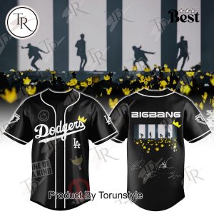 Los Angeles Dodgers x Bigbang Tour 2026 Black Jersey