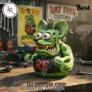 Premium Rat Fink 63rd Anniversary Hot Rod Art Duck