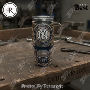 New York Yankees Pinstripe Pride Luxury Yeti Tumbler
