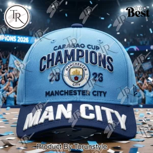 Manchester City Carabao Cup 2026 Champions Premium Cap