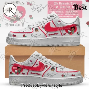 Bruno Mars Hello Kitty The Romantic Tour Custom Sneakers
