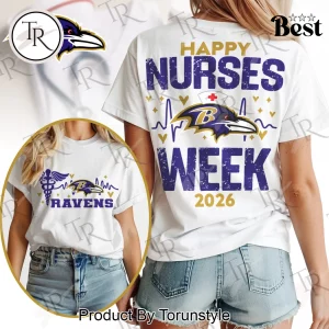 Baltimore Ravens NFL Happy Nurses Week 2026 Premium Women’s T-Shirt