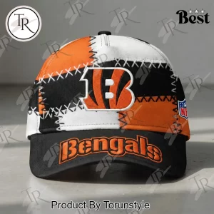 Cincinnati Bengals Premium Patchwork Embroidered Snapback Cap Cincinnati Bengals Premium Patchwork Embroidered Snapback Cap